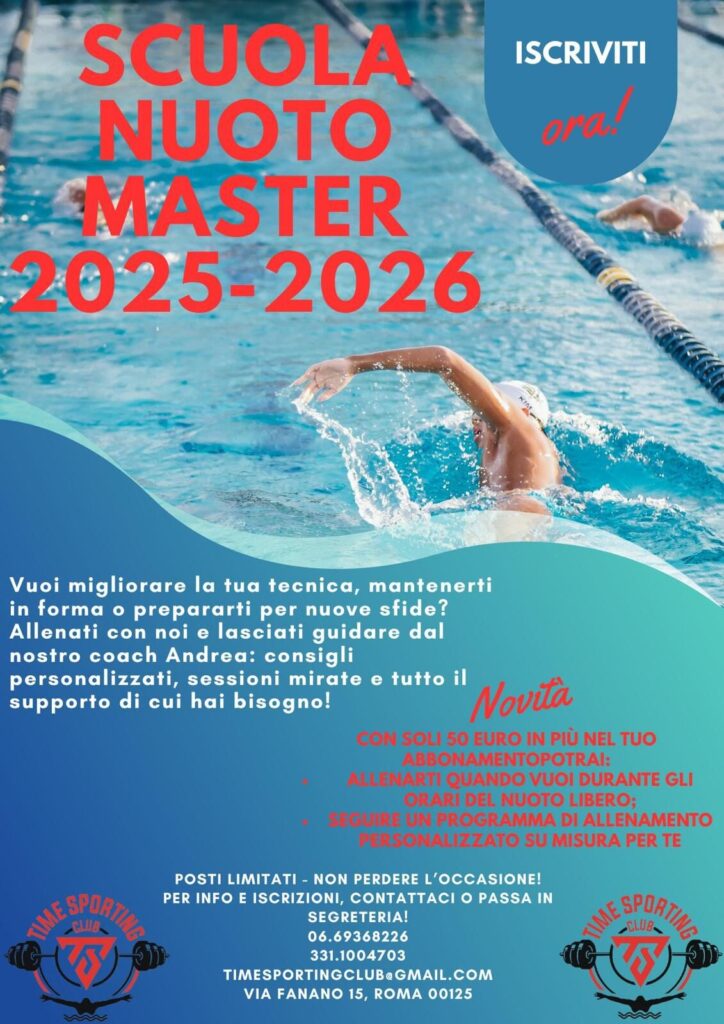 Scuola nuoto master